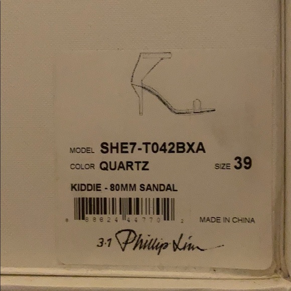 Low suede grey open toe sandal - Picture 4 of 4